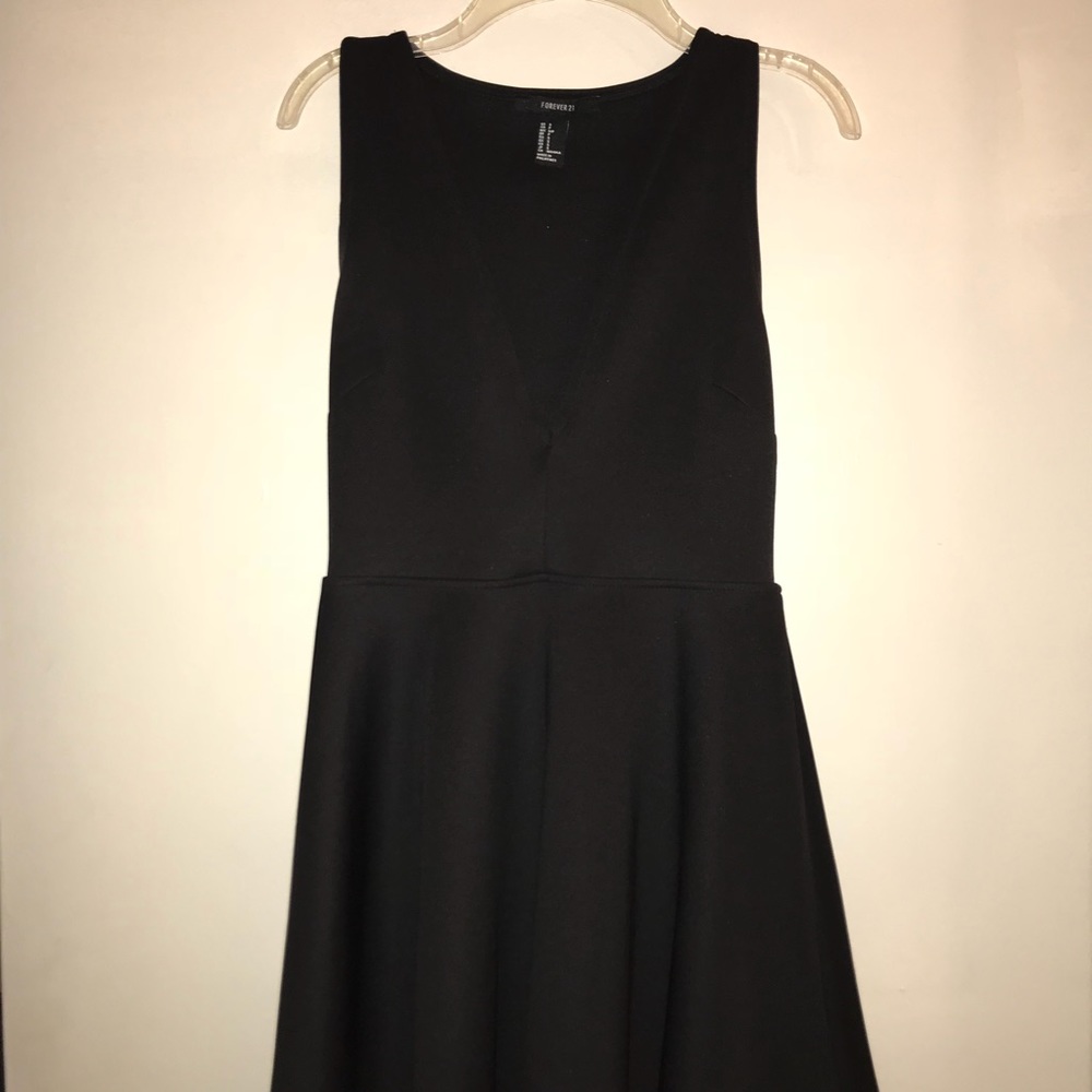 Skater Dress with a Plunge